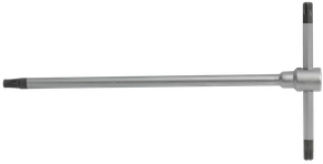T-Griff Winkelschraubendreher, Vollmetall, T-Profil, T10 x 125 mm