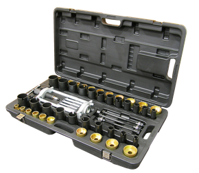 Silent bearing /supporting joint tool set, 56-piece