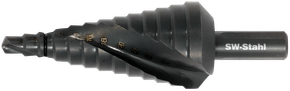 Stufenbohrer, HSS-G TiN, 6-30 mm, Spiralform